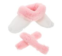 NUSITOU Forros de Felpa Rosa para Zuecos y Zapatillas de Interior, Compatibles Clogs, Cálidos, Lavables y Perfectos para Temporadas Frías en Casa