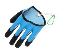 NUSITOU Guantes para Matar Peces, Guante para Matar Peces Antideslizantes de PU, Impermeables, Fáciles de Limpiar, Cierre Rápido, para Pesca Color Aleatorio