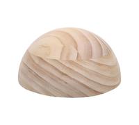 NUSITOU Herramienta de Cerámica de Madera de Pino para Modelado Geométrico Mango Ergonómico, Molde Semiredondo Beige Adecuado para Bricolaje en Casa y Fabricación de Cestas
