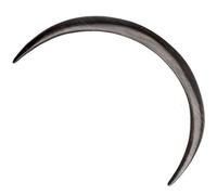 NUSITOU Horquilla Pelo de Madera Negra Forma de Luna, Palillo para Moños de 11,5 Cm, Accesorio Retro para Peinados Tradicionales, Adecuado para Fiesta y Uso Diario