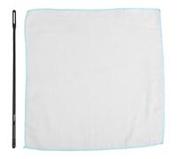 NUSITOU Kit de Limpieza para Flauta Accesorios de Plástico y Tela con Varilla y Paño de Pulido para Mantenimiento Integral de Instrumentos de Viento