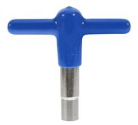 NUSITOU Llave de Afinación Portátil para Batería en Forma de T con Funda de Silicona Antideslizante, Aleación de Zinc Adecuado para Principiantes