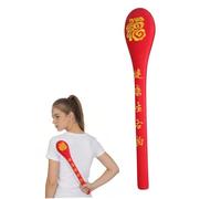 NUSITOU Martillo de Masaje Rojo para Cabeza y Cintura Algodón y Lint, Herramienta Manual para Aliviar Fatiga y Mejorar el Sistema Corporal en Casa