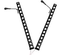 NUSITOU Modelo de Luz de Ferrocarril 2 Piezas 1/87 Mini Lámpara de Tren Portátil Fácil de Quitar para Decoración DIY y Maquetas en Acero Inoxidable y Abs