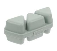 NUSITOU Molde para Onigiri Portátil 6 Compartimentos Azul Claro, Caja de Almuerzo Plegable para Sushi y Musubi, Molde de Arroz Reutilizable para Bebés y Comida Japonesa en Viaje