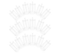 NUSITOU Molde para Pasteles Push-up Redondo de Plástico Pp, 30 Piezas para Repostería Diy, Envases Reutilizables para Helados, Gelatinas y Tartas, Herramienta Práctica para Hornear en