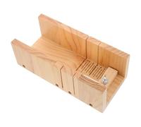 NUSITOU Molde para Uso Profesional y Personal para Cortar Jabón de Madera Ranuras Dobles, Herramienta Precisa y Resistente Fabricación de Jabón Artesanal