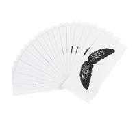 NUSITOU Pegatinas para Depilación Nasal y Bigote 20 Unidades Forma de Barba, Adhesivas y Portátiles, Suministros para Cuidado del Vello Nasal y Facial, Kit Práctico para