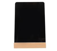 NUSITOU Pizarra Pequeña Reutilizable para Mensajes con Base Ligera y Fácil de Limpiar, Material Sintético Negro, Diseño Simple Adecuado para Hacer Señales y Dibujar Caricaturas