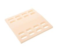 NUSITOU Placa Difusora de Calor Cerámica Beige de Briquetas Cerámicas Resistente a Altas Temperaturas, bajo Mantenimiento para Parrilla, Repuesto para Barbacoa de Gas