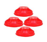 NUSITOU Protector de Detector de Humo para Cocina y Horno, 4 Piezas de Plástico Resistente y Fácil Instalación para Cocinar y Hornear