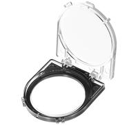 NUSITOU Protector Transparente para Botón Pulsador Redondo Adhesivo, Cubierta de Interruptor para Botón de Encendido de Computadora, Lavadora y Lavavajillas, Evita Pulsaciones