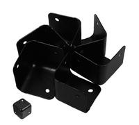 NUSITOU Protectores de Esquinas de Metal para Altavoces 6 Piezas, Protección Anticolisión para Muebles y Cajas, Accesorios de Esquina Grandes Tornillos para Montaje en Escenario