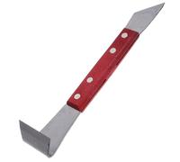 NUSITOU Raspador de Corteza para Árboles Mango Antideslizante y Diseño de Doble Cabeza, Herramienta Profesional para Raspar Corteza en Huertos y Exteriores, 1 Color Color Aleatorio