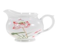 NUSITOU Salsera de Cerámica de Color Claro con Asa, Bote para Servir Salsa y Crema, Diseño Sencillo y Elegante Adecuado para Cocina y Mesa