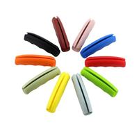 NUSITOU Soportes Multifuncionales de Silicona para Bolsas Reutilizables, 2 Piezas con Cierre Automático, Diseño Ergonómico Que Previene Deslizamientos en Cocina y Oficina Color Aleatorio