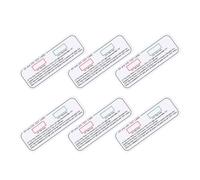 NUSITOU Tarjeta Prueba UV para Medir Rangos de Onda Uva y Uvc Indicador Claro y Preciso, Material Pvc, Paquete de 6 Piezas para Laboratorios y Pruebas de Luz