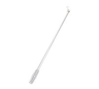 NUSITOU Varilla de Cortina de Aluminio de 60 Cm para Balcón Exterior, Ligera y Fácil de Operar, Barra Manual para Abrir y Cerrar Cortinas de Ventana