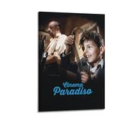 NUSLNG Póster de cine Paradiso de película vintage para decoración de habitación, decoración estética de dormitorio, póster de lienzo para dormitorio, 30 x 45 cm, estilo marco