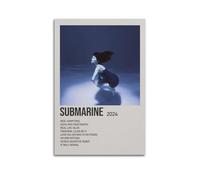 NUSLNG Póster de The Marías Submarino para decoración de habitación, decoración estética de dormitorio, póster de lienzo para dormitorio, 30 x 45 cm, estilo sin marco