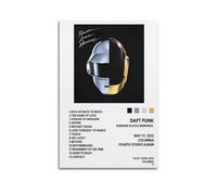 NUSLNG Póster decorativo de Daft Punk, álbum de recuerdos de acceso aleatorio, póster decorativo para pared, decoración moderna de dormitorio, pósteres de 30 x 45 cm, estilo sin marco