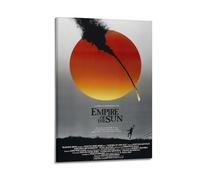 NUSLNG Póster decorativo de película Imperio del Sol en lienzo para decoración de pared, decoración moderna para dormitorio, 20 x 30 cm, estilo marco
