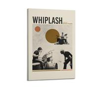 NUSLNG Póster decorativo de película Whiplash en lienzo, decoración de pared, decoración moderna para dormitorio, 20 x 30 cm, estilo marco