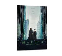 NUSLNG Póster decorativo de The Matrix Resurrections, lienzo decorativo para pared, decoración moderna de dormitorio, 60 x 90 cm, estilo marco