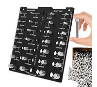 Nut And Bolt Thread Checker, Bolt Size Gauge, Imperial And Metric Thread Checker, Thread Checker Gauge For Nuts And Bolts, Bolt And Nut Identifier Tool, Efficient Workflow For Home Maintenance