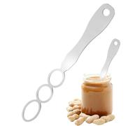 Nut Butter Stirrer | 11.42x2.36 Inches Stainless Steel Stirring Tool Kitchen Whisks | Hand Stirrer Practical Whisking Tool For Dough Thick Batter Sauce Yogurt