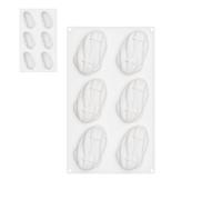 Nut Design Dessert Mold 3D Cake Baking Pan 6 Slot Chocolate Jelly Silicone For Kitchen Home Use Bakery Cafe Restaurant Pastry Sweet Making Tool Multi Cavity Form Pudding Mousse Candy Creative Craft