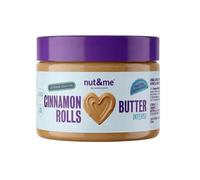 nut&me Crema Cinnamon Roll 250 gr | Hecha con nuez pecana, almendra, dátil, canela, jengibre | Sin gluten, lactosa ni azúcares añadidos | Vegana y Cremosa