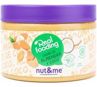 nut&me Crema de almendra y coco 250 g | 63% almendra, Sin azúcares añadidos, Fuente de fibra, ingredientes naturales