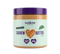 nut&me Crema de anacardo 100% 500 g | 100% Anacardos tostados sin azúcar añadido, Fuente de fibra, Keto, Crema suave para tostadas, recetas y repostería
