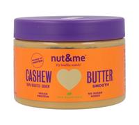 nut&me Crema de anacardos tostados 100% 300 g | Sin azúcar añadido, Dieta keto, Fuente de fibra, Ideal como Topping o para Repostería
