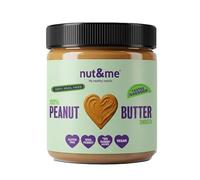 nut&me Crema de Cacahuete Smooth 1kg | 100% Cacahuetes tostados sin azúcar | Peanut Butter | Mantequilla de cacahuete vegana sin gluten, lactosa ni aceite de palma | Fuente de Proteina