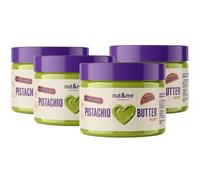 nut&me Crema de Pistacho Cremosa 1 kg - Sin gluten, aceite de palma ni conservantes - Crema para Untar, Sabor Dulce, Ideal para rellenos y con pan, Helado y chocolate Dubai - 4x250gr