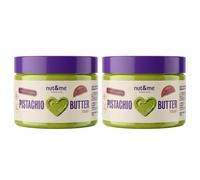 nut&me Crema de Pistacho Cremosa 500 gr - Sin gluten, aceite de palma ni conservantes - Crema para Untar, Sabor Dulce, Ideal para rellenos y con pan, Helado y chocolate Dubai - 2x250gr