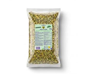 nut&me Granito de Pistacho 500 gr | Granillo de pistacho | Topping para Repostería | Fuente de proteinas | Keto | Alto en fibra | Vegano | Sin gluten | Sin aditivos ni conservantes