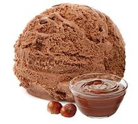 Nut Turrón Crema Sabor 1 Kg Gino Gelati Polvo de hielo Polvo de hielo suave para su heladora