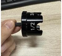 Nut Zipper Drill Attachment, Accesorio de Taladro con Cremallera Para Una Rápida Extracción de Tuercas y Pernos, Diseñado Específicamente Para Varillas Roscadas de 1/4 ", 3/8" y 1/2" (1pcs)