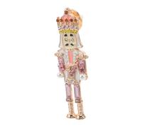Nutcracker Clothes Hat Wedding Dress Lady Brooches and Pins Women for Hats Party Brooch Prop Cardigan Clip Collar Pin Red Alloy