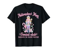 Nutcracker Mom Social Club Surviving Season Together Retro Camiseta