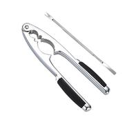 Nutcracker, Non-Slip Bottle Opener with Rubber Grips, 17cm Thick Nutcracker Nut Opener for Seafood