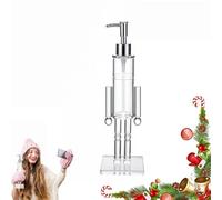 Nutcracker Soap Dispenser, Christmas Nutcracker Soap Liquid Bottle, Nutcrackers Washing Up Liquid Dispensers, Refillable Christmas Lotion Container Christmas Bathroom Kitchen Decor (1)