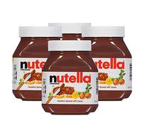 Nutella Crema de chocolate para untar con cacao, 4 unidades, 750 g