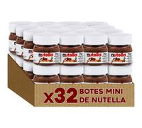 Nutella Mini Ferrero - Packs de 64 Vasos Individuales de 25g o 32 Vasos - Crema de Avellanas para Untar - Formato Monodosis - Ideal para Desayunos y Meriendas