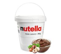 Nutella Original para untar, Crema de Cacao con Avellanas Ferrero, Tarro de Nutella, Ideal para Desayunos, Meriendas y Recetas Dulces, Hecha en Italiam, Pack ahorro, Contiene 1 botes de 3 kg