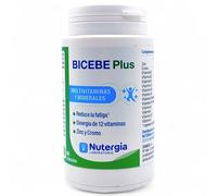 Nutergia Bicebe Plus 90 Cápsulas - Multivitamínico Completo - 12 Vitaminas (Complejo B, C, D3, A, E), Zinc y Cromo - Formas Activas (Metiladas) - Energía, Inmunidad y Fatiga