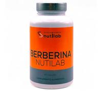 Nutilab Berberina 500mg 60 Cápsulas - Extracto Puro de Agracejo (97% Berberina H ontrol de Glucosa, Colesterol y Triglicéridos - Apoyo Metabólico y Salud Intestinal